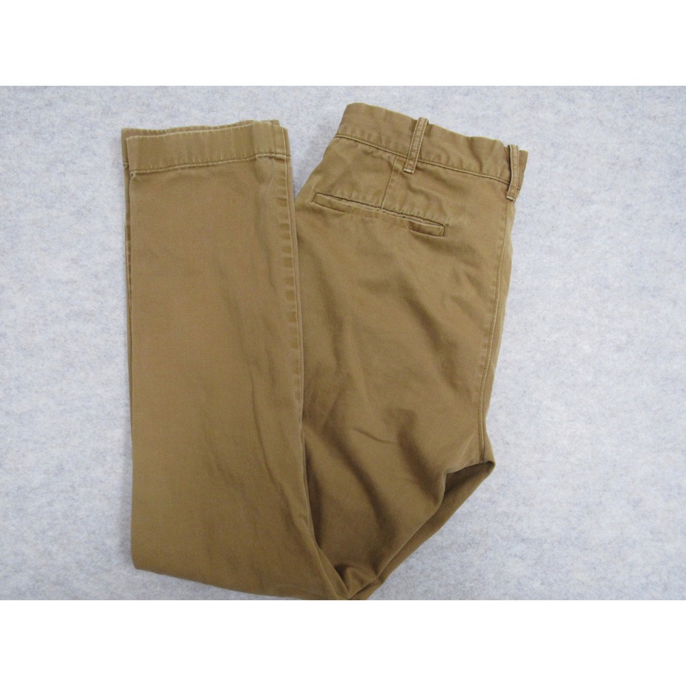 J.Crew The Driggs Slim Fit Chino Pants Mens 30x30 Brown Khaki Twill Trousers